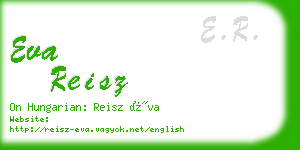 eva reisz business card